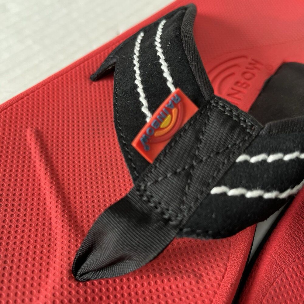 Rainbow East Cape Flip Flops Molded Rubber Slip On Comfort Sandals NCSU Mens 11 - Picture 15 of 16